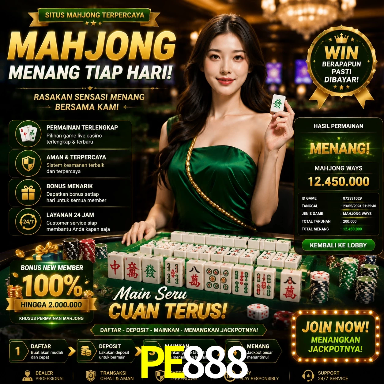 Cashback VIP PE888 - reembolso semanal